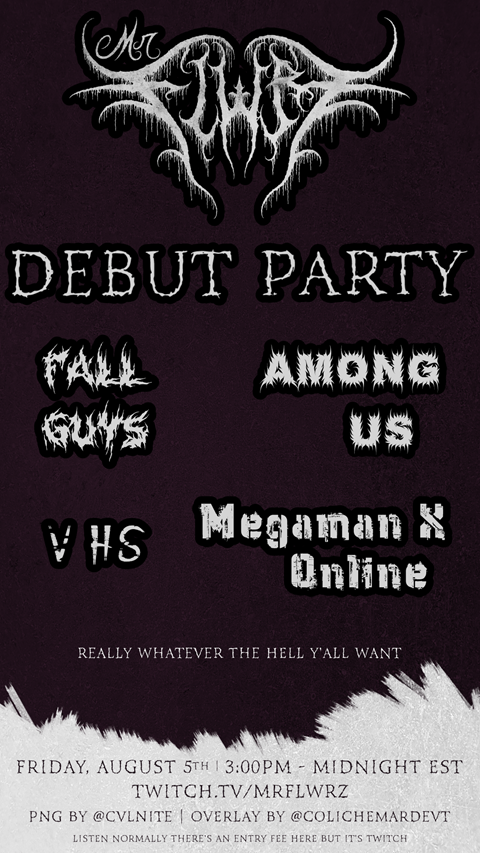 Poster for redebut party!
