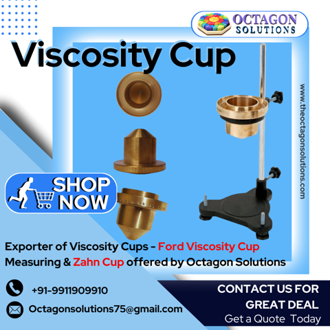 Viscosity Cups with and Without Stands