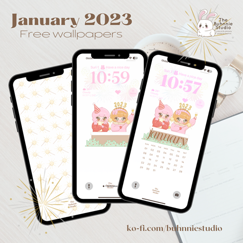 January 2023 Phone Wallpapers are now available