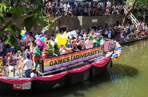 Games 4Diversity at Utrecht Canal Pride