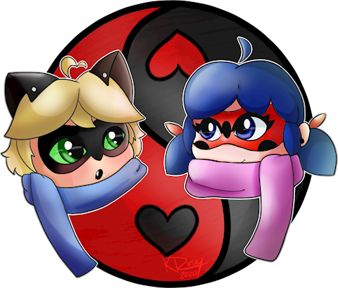 Ladybug and Chat Noir fanart - Ereidiam's Ko-fi Shop - Ko-fi