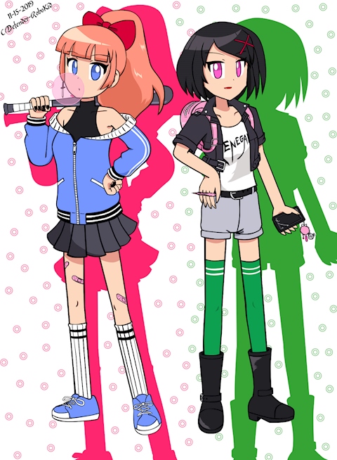 Kyoko and Misako in casual outfit
