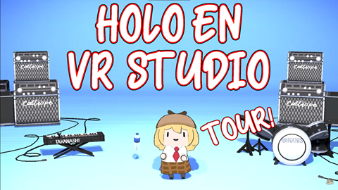 NEW HOLO EN VR STUDIO! AME GIVES A TOUR!