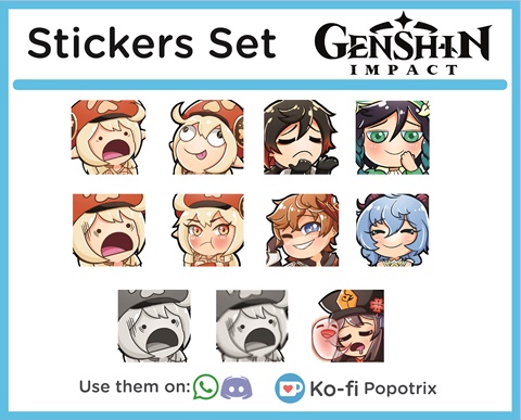 Genshin Stickers!