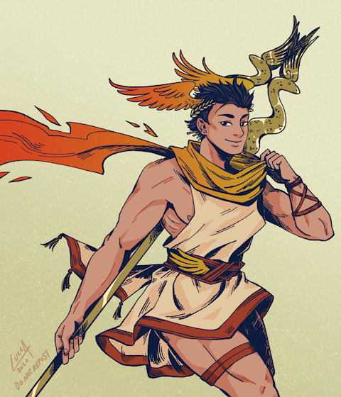 Hermes, God of Swiftness.