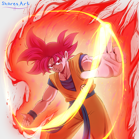 Super Saiyan Goku - Mike Nico's Ko-fi Shop