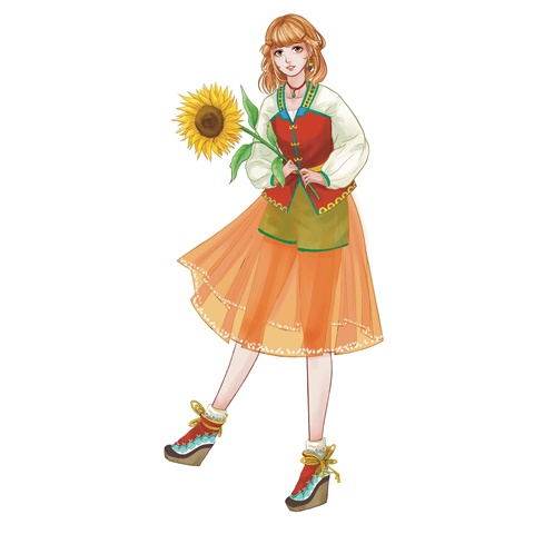 Sunflower girl V2