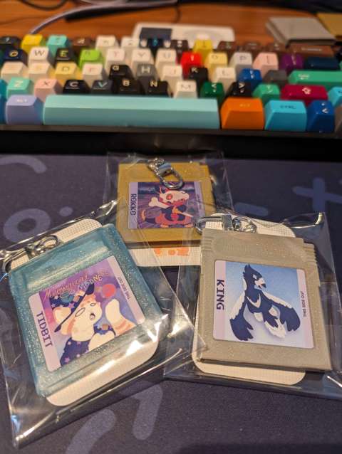 Completed Gameboy Badges from TFF