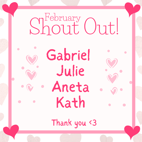 February Shout Out!