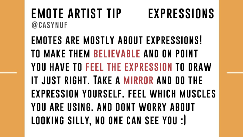 Emote Artist Tip - Expressions