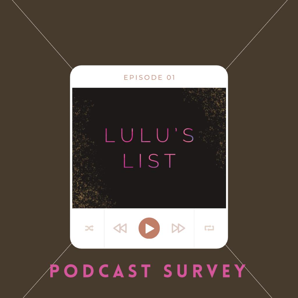 Lulu's List Podcast Survey!