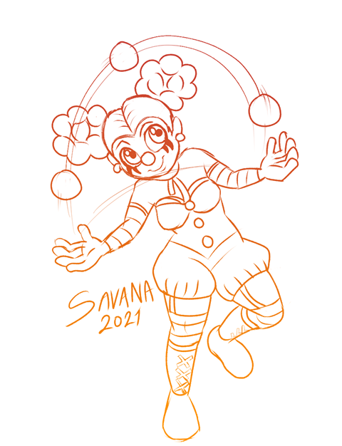 Penny The Clown Sketch