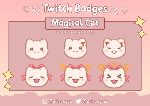 Magical Cat Sub-Badges