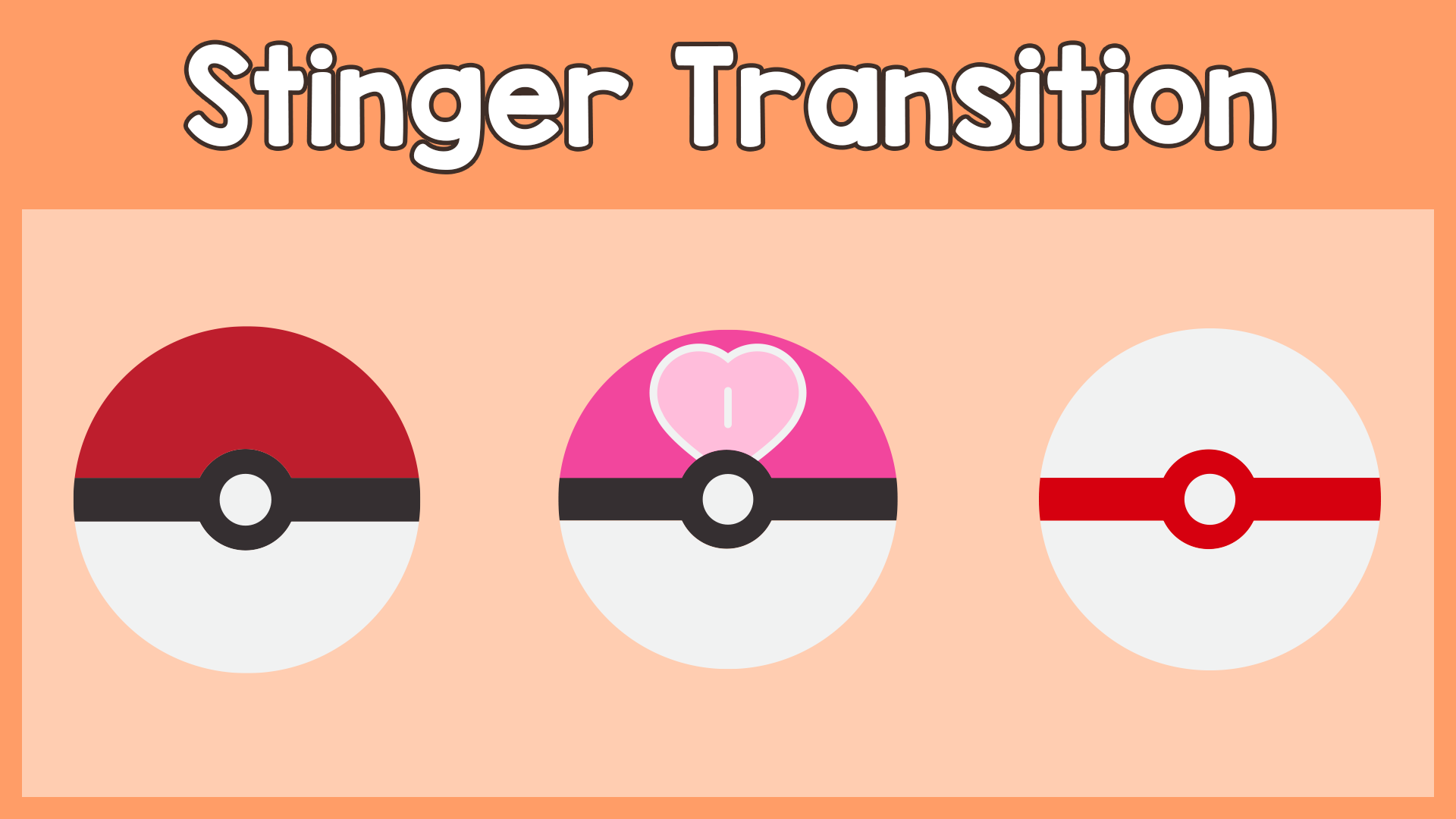 Pokéball Stinger Transition Animated Twitch Scene (Instant Download) 