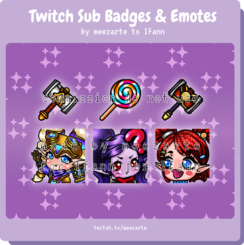 Twitch Emotes & Sub Badges! LoL - Poppy Edition