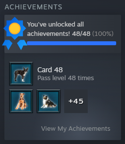 Achievement Completion - Animals Memory: Dogs!
