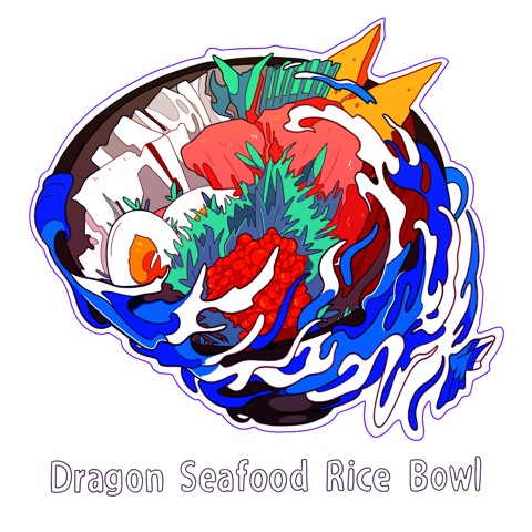 Dragon Bowl die-cut sticker - Ark ️'s Ko-fi Shop - Ko-fi ️ Where ...