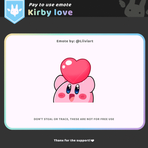 Kirby emote - Amazed - Niikiya's Ko-fi Shop - Ko-fi ❤️ Where