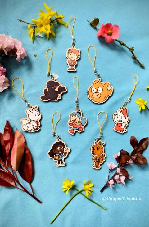 Hilda Wooden Charms