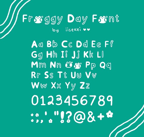 Froggy Day Font