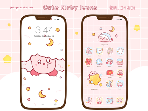 Cute kirby icon pack - Shall's Ko-fi Shop - Ko-fi ️ Where creators get ...