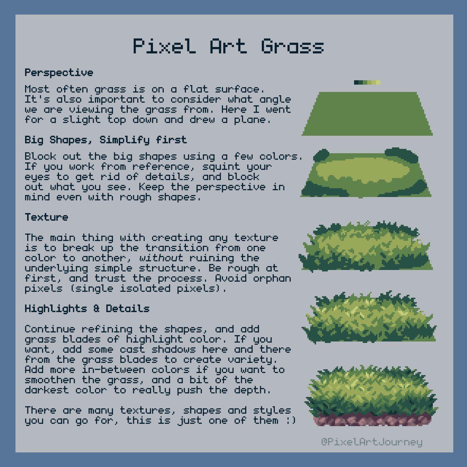Pixel Art Grass Tutorial