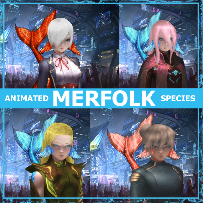 Animated Merfolk Species