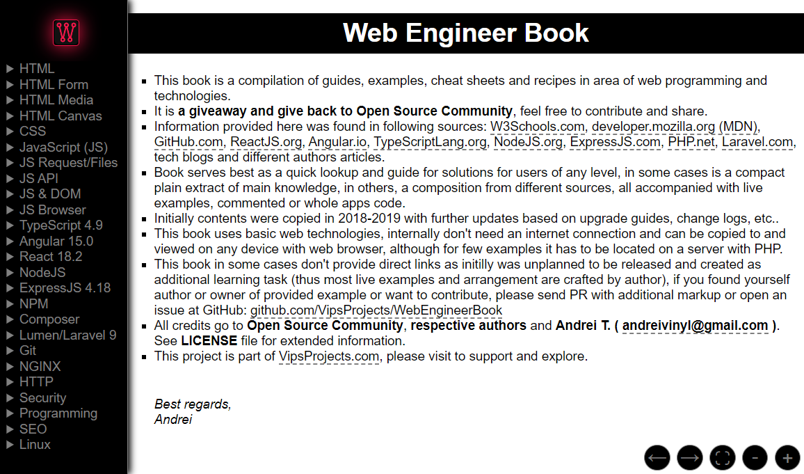 "Web Engineer Book" updated !