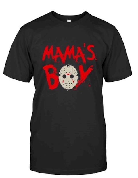 Halloween Jason Voorhees Mama Boy Friday 13th shir