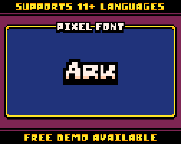 Pixel Font - Ark