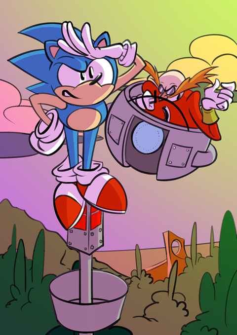 Now WHERE did Eggman sneak off to?