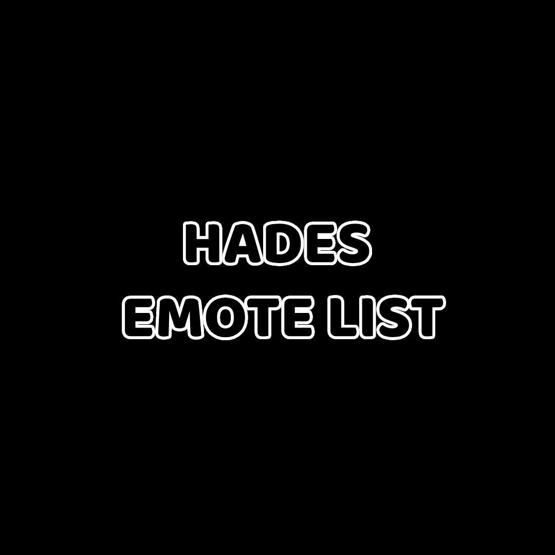 HADES Emote Set