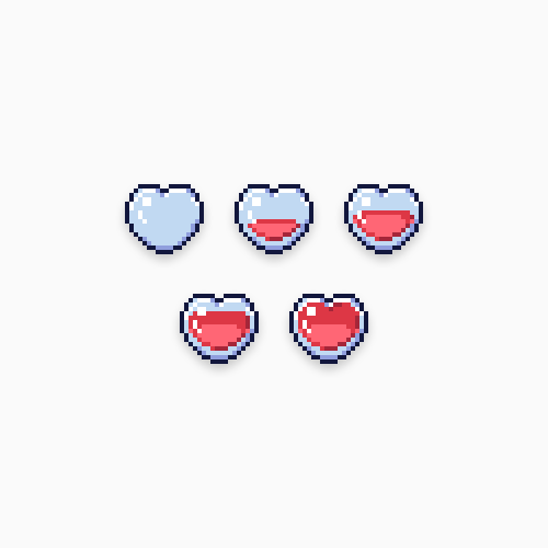 Heart Bit Badges - Twitch Cheer Badges