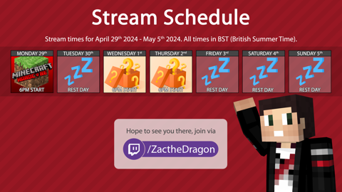 📅Streaming Schedule