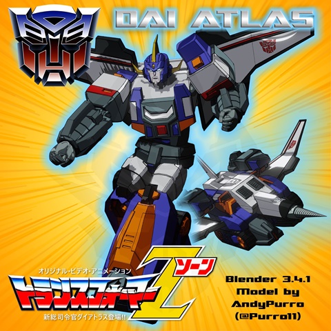 Transformers Zone: Dai Atlas 3D model