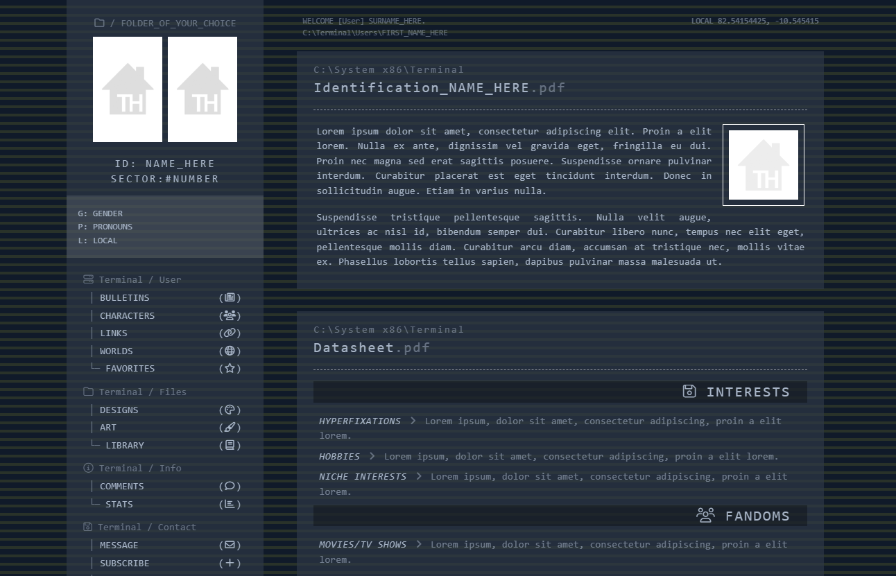 Code template