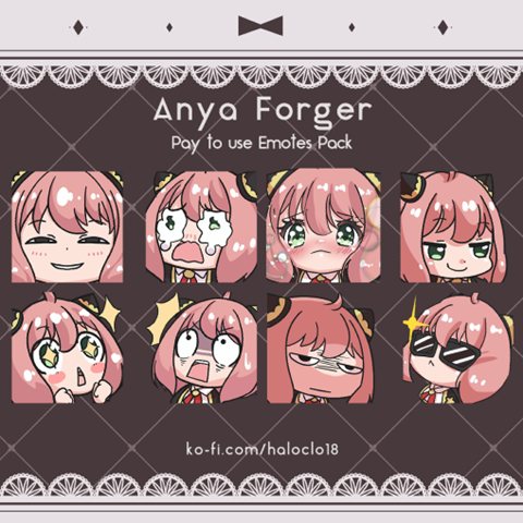 P2U Emotes - Anya Forger (SpyXFamily)