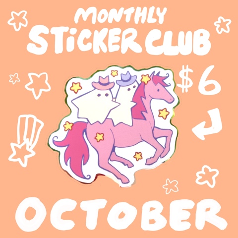 October Sticker of the Month!🤠💕