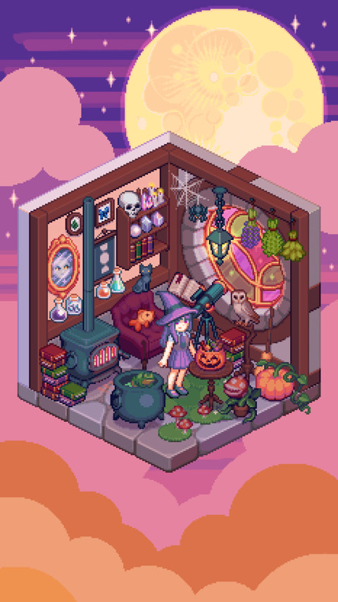 Cube Room Series - Halloween room