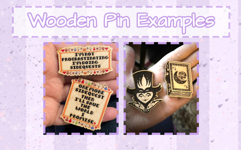 Wooden Pin Examples