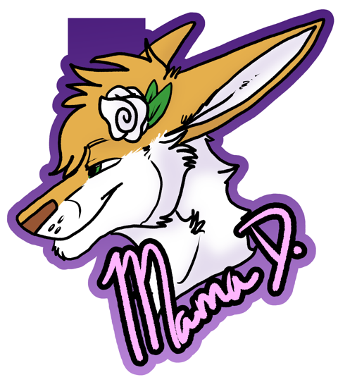 [G] FOR Mom - Mama D Badge