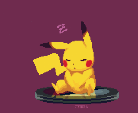 Sleepy pikachu