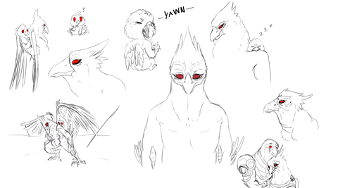 Sketch dump: Raven Beak's Mom