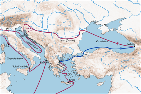 Put Argonauta (prema grčkoj predaji)