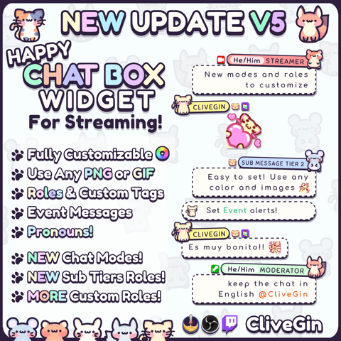 ⭐New Happy Chat Widget Update V5 Ready⭐