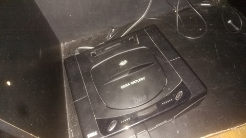 Finally reunited with a Sega Saturn.
