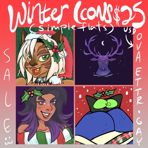 Winter Icons Now Available! (simple style)
