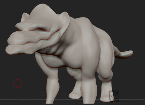 A silly sculpt test for Jan 19th!