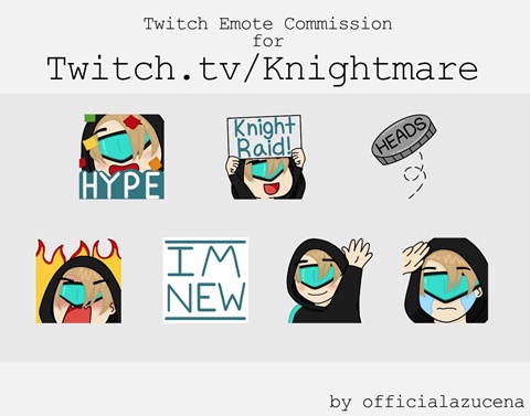 Twitch Emote Commission for Knightmare 