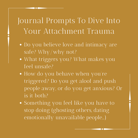 Journal Prompts - Attachment Trauma